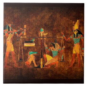 Azulejo De Cerâmica Deuses Egípcios Antigos