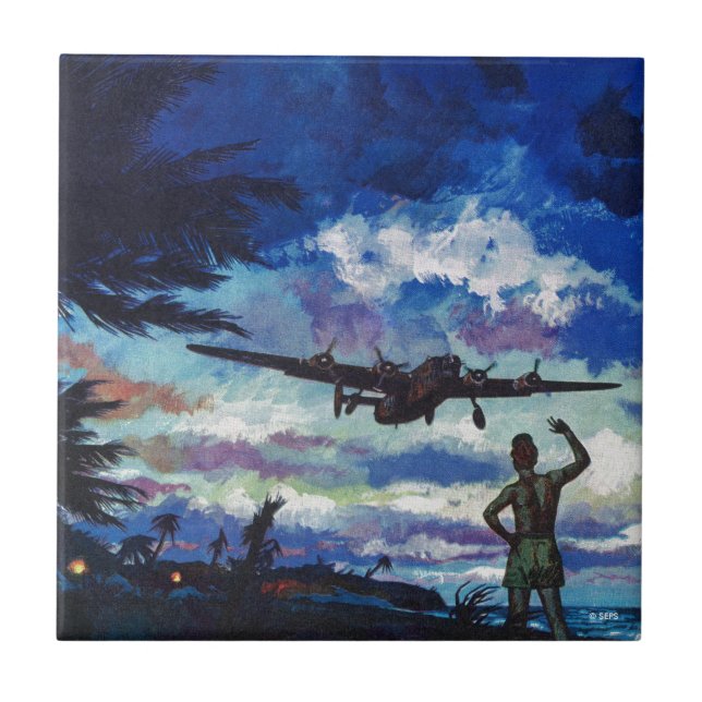 Azulejo De Cerâmica Devolução do Guerreiro (Frente)