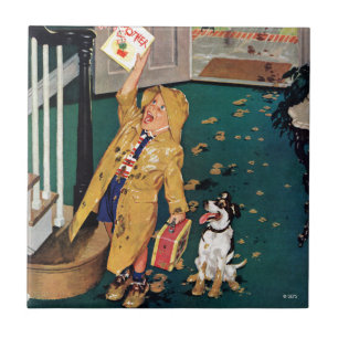 Azulejo De Cerâmica Dia de as mães Feliz