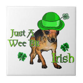 Azulejo De Cerâmica Dia de São Patrício Chihuahua