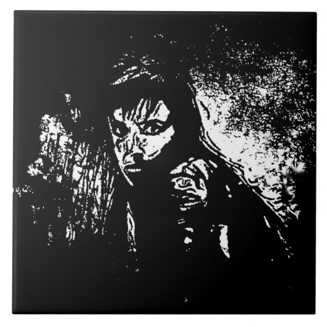 Azulejo De Cerâmica Dia Paranoico (Frente)