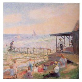 Azulejo De Cerâmica Dia quente na praia