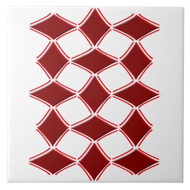 Azulejo De Cerâmica Diamantes (Frente)