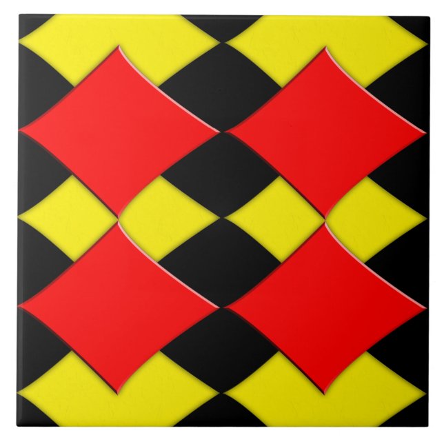 Azulejo De Cerâmica Diamantes (Frente)