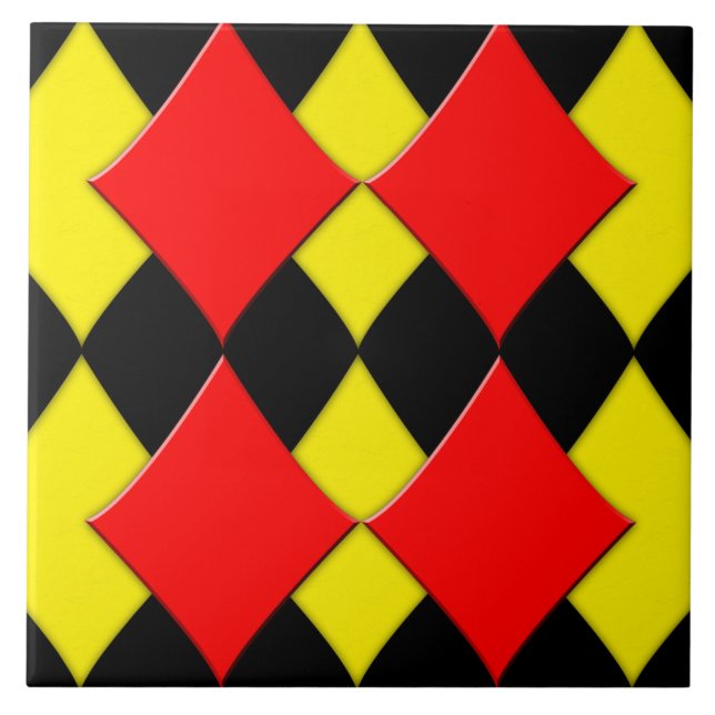 Azulejo De Cerâmica Diamantes (Frente)