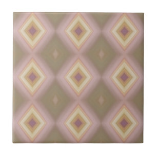Azulejo De Cerâmica Diamantes aninhados
