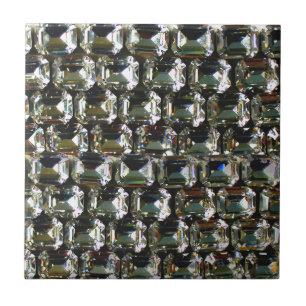Azulejo De Cerâmica Diamantes, elegante padrão de gemstones antigos