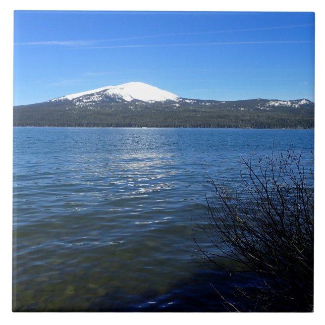Azulejo De Cerâmica Diamond Lake, Oregon (Frente)