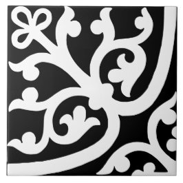 Azulejo De Cerâmica Diamond Oriented Stylish Abstract Black & White