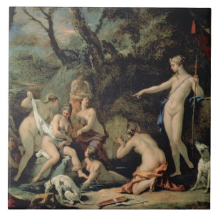 Azulejo De Cerâmica Diana e Callisto
