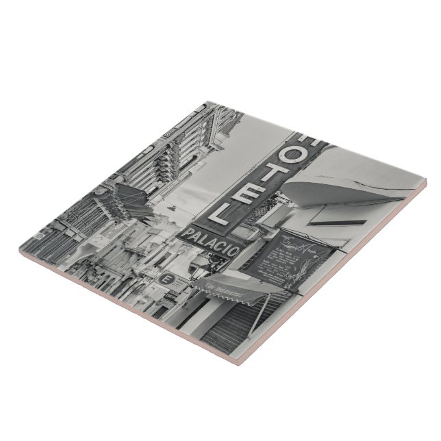 Azulejo De Cerâmica Distrito de Ciudad Vieja, Montevideo, Uruguai (Lateral)