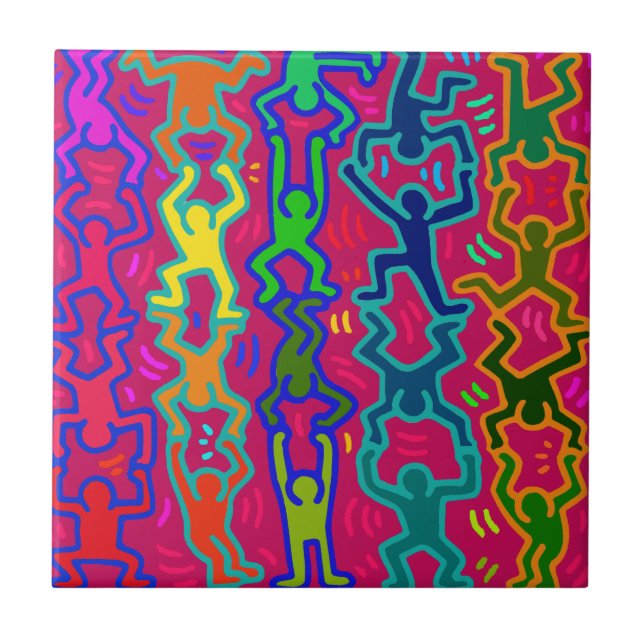 Azulejo De Cerâmica Diversidade (Frente)