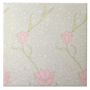 Azulejo De Cerâmica Do "design do papel de parede da tulipa jardim",