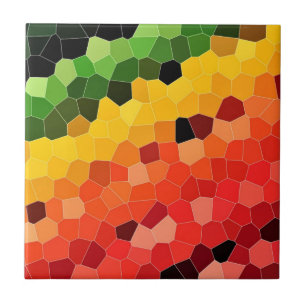 Azulejo De Cerâmica Doce Colorido Márico de Padrões de Honeycomb - A