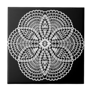 Azulejo De Cerâmica Doily Art