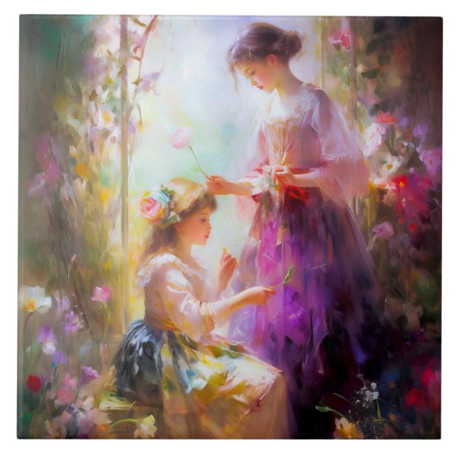 Azulejo De Cerâmica Dois Amigos (Frente)