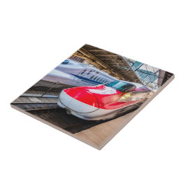 Azulejo De Cerâmica Dois Shinkansen na Estação de Tóquio