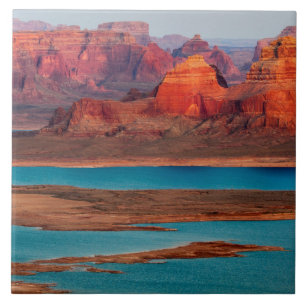 Azulejo De Cerâmica Dominguez Butte & Lago Powell, Utah