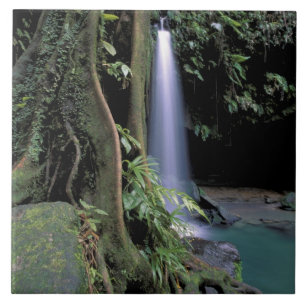 Azulejo De Cerâmica Dominica, Piscina Esmeralda, Cachoeira.