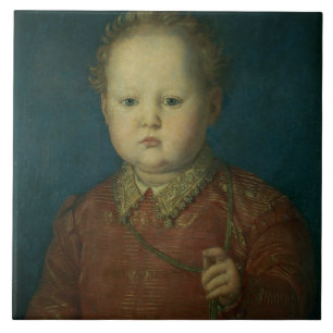 Azulejo De Cerâmica Don García de Medici (?) c.1550 (óleo no painel)