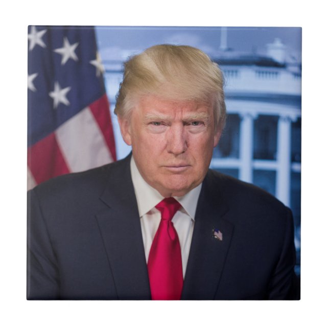 AZULEJO DE CERÂMICA  DONALD TRUMP (Frente)