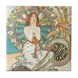 Azulejo De Cerâmica Donzela na oração