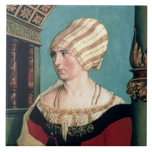 Azulejo De Cerâmica Dorothea Kannengiesser, 1516 (tempera no limewood) (Frente)
