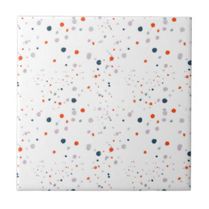 Azulejo De Cerâmica Dot Fusion" Pequeno Grande Bolinhas de Multicores