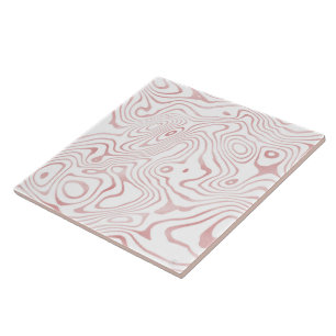 Azulejo De Cerâmica Dourado Abstrato de mármore rosa branco moderno