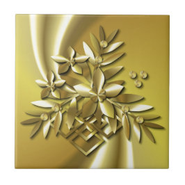 Azulejo De Cerâmica Dourado puro