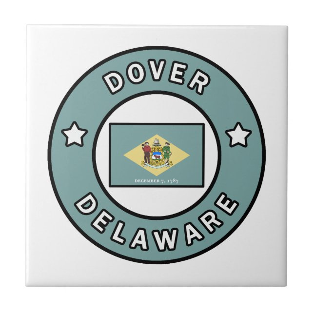 Azulejo De Cerâmica Dover Delaware (Frente)