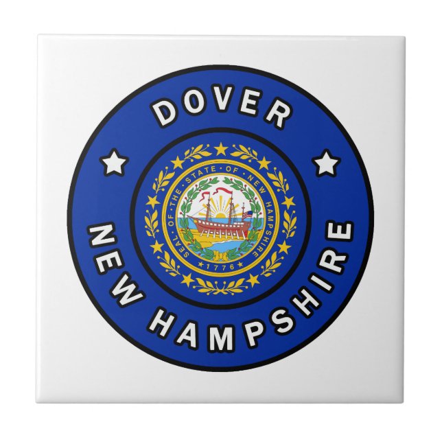 Azulejo De Cerâmica Dover New Hampshire (Frente)