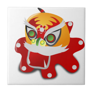 Azulejo De Cerâmica dragão chinês