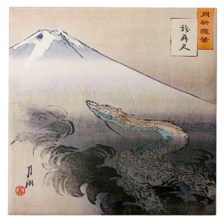 Azulejo De Cerâmica Dragão que aumenta até o céu