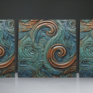 Azulejo De Cerâmica Dragon Escala Padrões ecológicos vitorianos