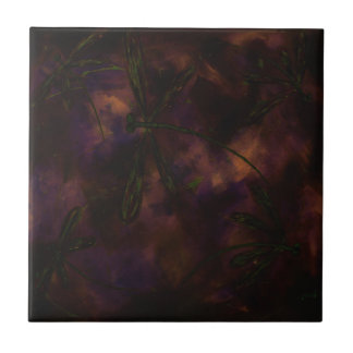 Azulejo De Cerâmica Dragonfly Fire