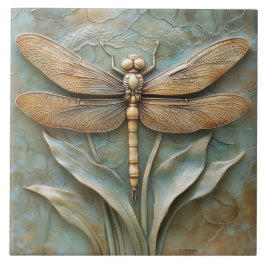 Azulejo De Cerâmica Dragonfly no Alivio Grass Faux
