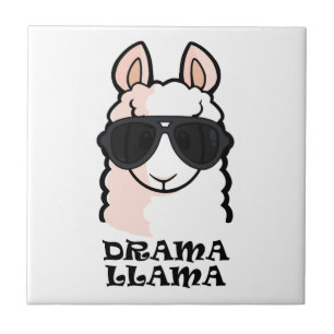 Azulejo De Cerâmica Drama Llama