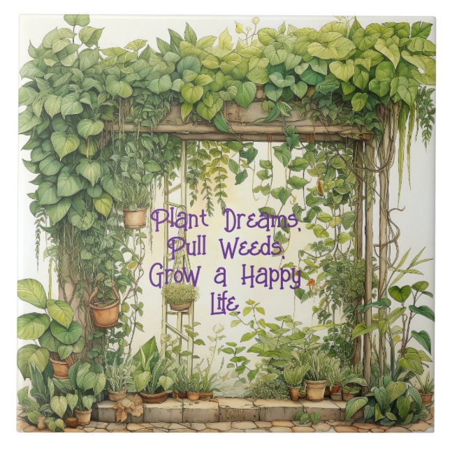 AZULEJO DE CERÂMICA  DREAM TRELLIS TILE (Frente)