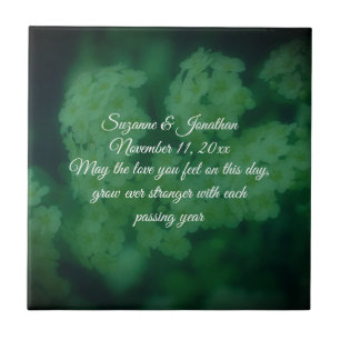 Azulejo De Cerâmica Dreamy Wild Rosas Floral Personalizado