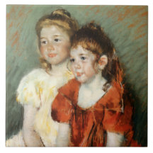 Duas Doce Meninas Jovens (por Mary Cassatt)