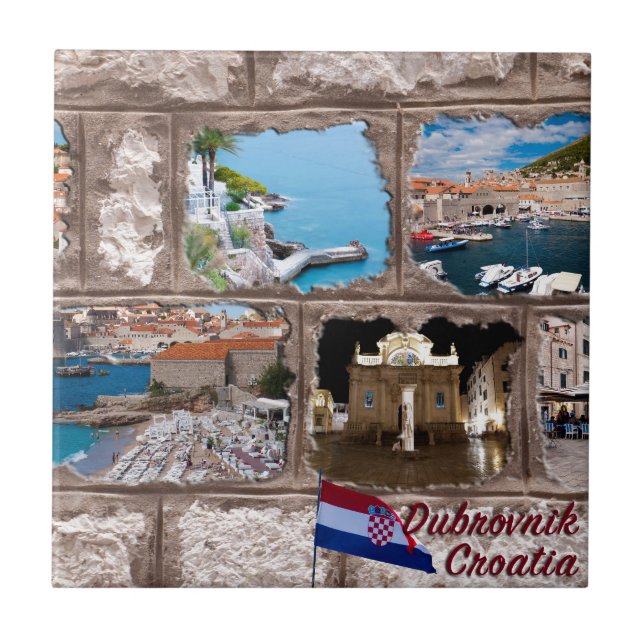 Azulejo De Cerâmica Dubrovnik (Frente)