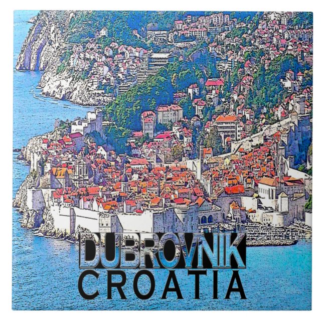 Azulejo De Cerâmica Dubrovnik (Frente)