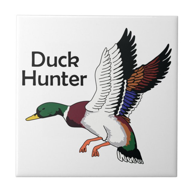 Azulejo De Cerâmica Duck Hunter (Frente)