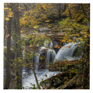 Azulejo De Cerâmica Dunloup Creek Falls Virgínia Ocidental