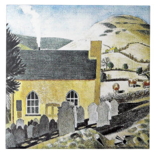 Azulejo De Cerâmica Duque de Herefords Knob e Capela Batista