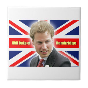Azulejo De Cerâmica Duque HRH de Cambridge - Incrível!
