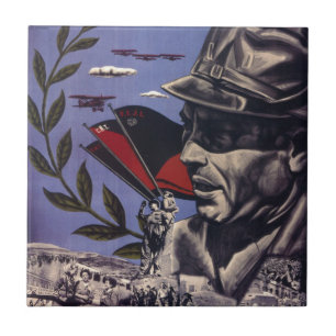 Azulejo De Cerâmica Durruti, Espanha, original da guerra civil poster 