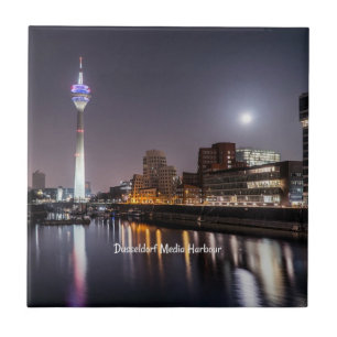 Azulejo De Cerâmica Dusseldorf, Media Harbor (rotulado)