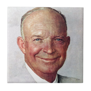 Azulejo De Cerâmica Dwight D. Eisenhower